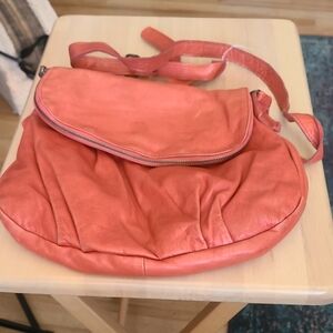 Elegant Coral Shoulder Bag